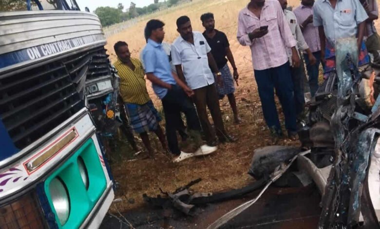 Six Karnataka Workers Killed in Telangana Tanker Auto Crash