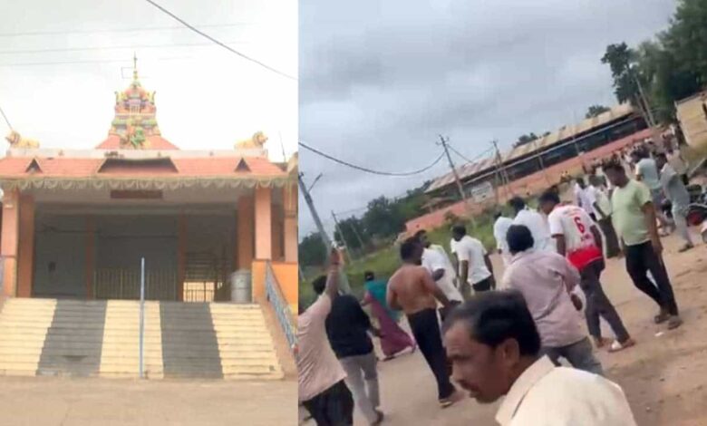 Temple Funds Dispute Triggers Violent Clash Between Two Groups in Bagalkot Village