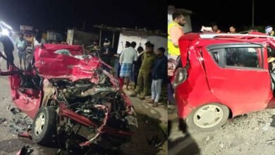 Three Killed, Three Injured After Car Crashes Into Parked Truck Near Ranebennur