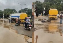 Water Tanker Runs Over Bike in Bengaluru, Rider Escapes and Driver Arrested