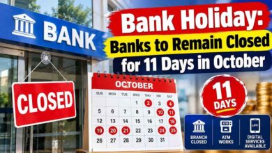Bank Holiday: Banks to Remain Closed for 11 Days in October