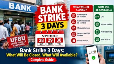 Bank Strike 3 Days: What Will Be Closed, What Will Available? Complete Guide