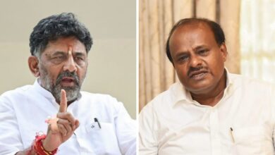 DK Shivakumar Responds to Kumaraswamy Over NICE Road Property Allegations
