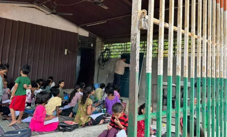 Hassan Ambedkar Residential School Students Struggle In Tin Shed