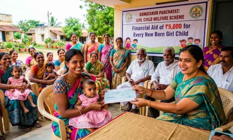Kamatanur Panchayat Offers Rs 5,000 For Every Girl Child Under New Scheme