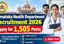 Karnataka Health Department Recruitment 2026: Apply for 1,505 Posts