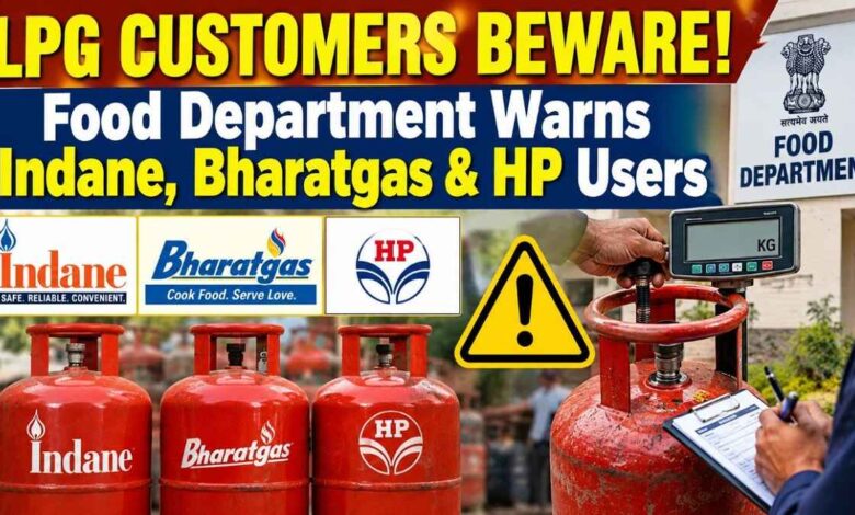 LPG Customers Beware! Food Department Warns Indane, Bharatgas & HP Users