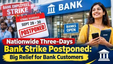 Nationwide Three-Days Bank Strike Postponed: Big Relief for Bank Customers
