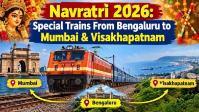 Navratri 2026: Special Trains From Bengaluru to Mumbai & Visakhapatnam