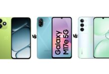OnePlus N6 Lite vs Samsung Galaxy M17e 5G vs Realme P4 Lite 5G