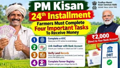 PM Kisan 24th Installment: Farmers Must Complete Four Important Tasks To Receive Money