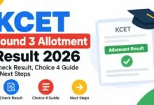 UGCET Third Round Temporary Result Released With New Choice 4 Option