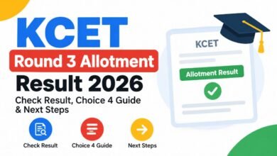 UGCET Third Round Temporary Result Released With New Choice 4 Option
