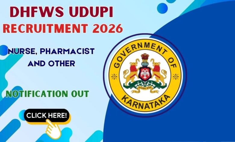 Udupi Health Department Recruitment 2026 for Three Posts