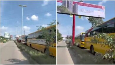 Varthur Gunjur Traffic Leaves Bengaluru Students Stuck for Hours