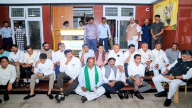 DK Shivakumar Protests at Election Commission Office Over Alleged Form-7 Misuse