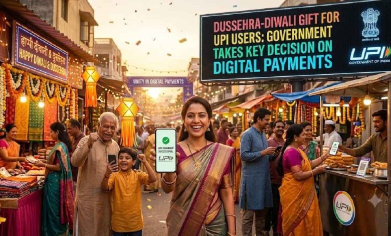 Dussehra-Diwali Gift for UPI Users: Government Takes Key Decision on Digital Payments