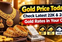 Gold Price Today: Check Latest 22K & 24K Gold Rates in Your City