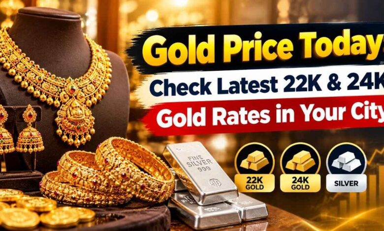 Gold Price Today: Check Latest 22K & 24K Gold Rates in Your City
