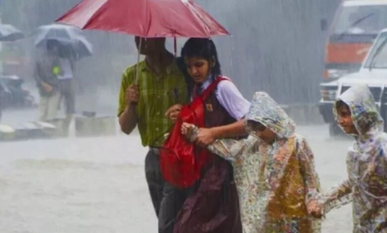 IMD Issued Heavy Rainfall Alert for 4 Districts; Announced School Holiday
