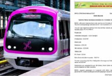 Namma Metro Revises Train Timings for October 3 Long Weekend