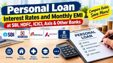 Personal Loan Interest Rates and Monthly EMI at SBI, HDFC, ICICI, Axis & Other Banks