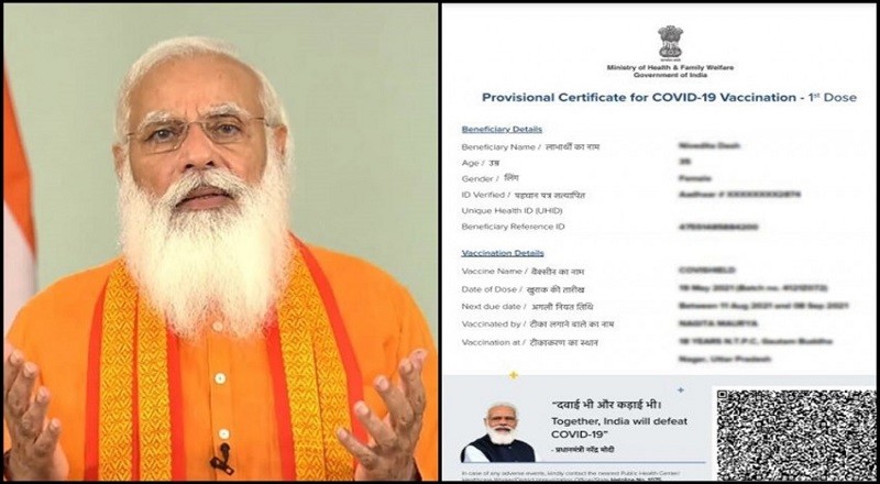 Covid vaccination certificate won't have PM Modi's photo in these states