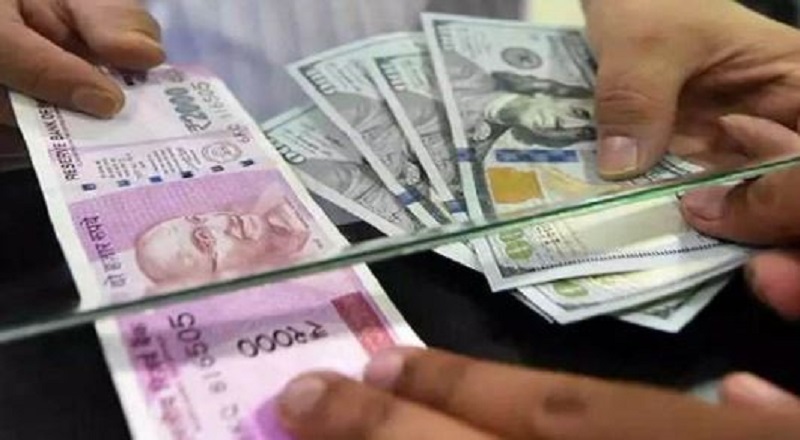 Rupee falls against US Dollar at 79.86