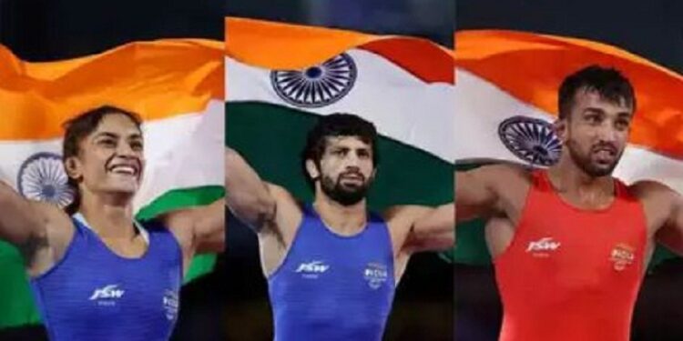 CWG 2022: Another hat-trick of gold medals for India from wrestling!