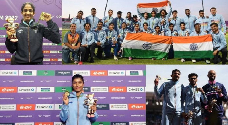 Commonwealth Games 2022 :List of medals won by India in ten days