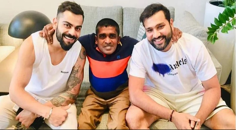 Who is this special person who clicked a photo with King Kohli-Hitman?