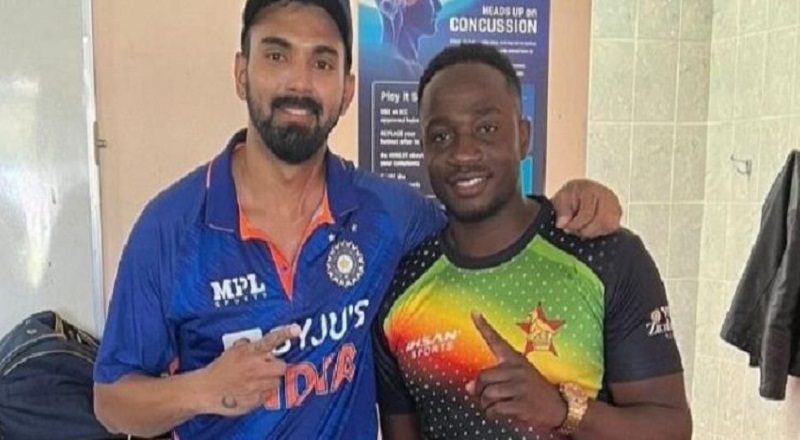 Zimbabwe player came to Team India dressing room to click photo with KL Rahul