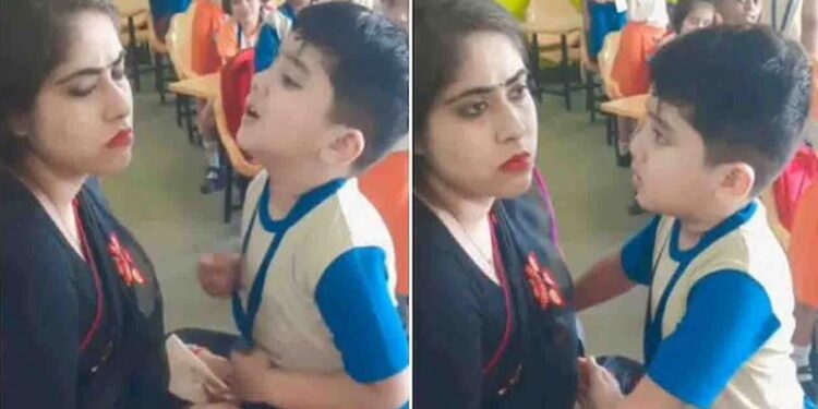 Viral Video: netizens are saying to teacher Excuse this cute boy