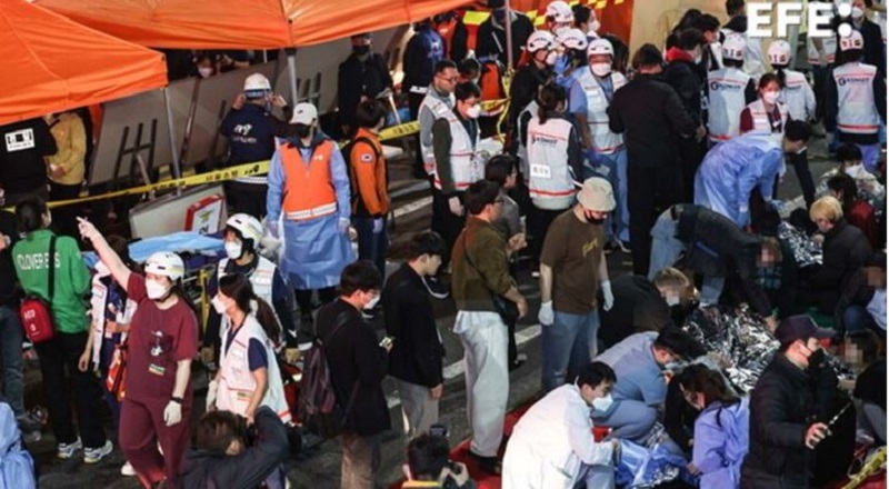 151 death and 82 injured in Halloween celebrations stampede in Seoul