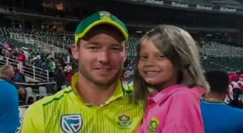IND vs SA 2nd ODI: not daughter, David Miller fan demise