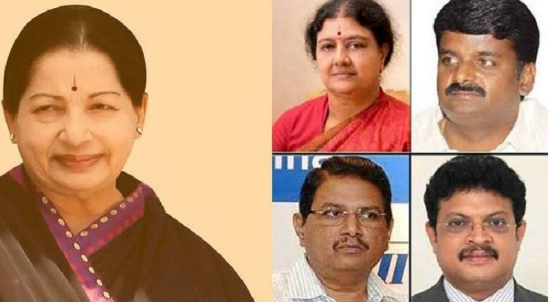 Jayalalithaa death: issued order probe against VK Sasikala, three others