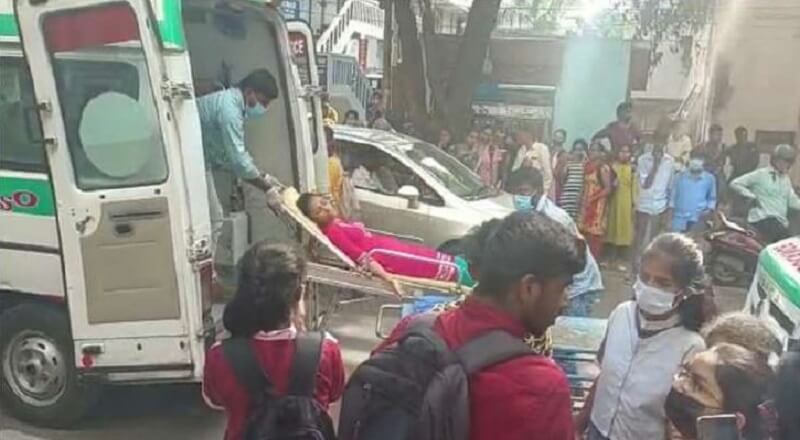 Chemical gas leak in College: 25 students fall ill in Hyderabad