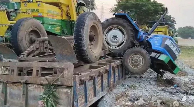 Collision between lorry and tractor: 5 killed, 20 injured