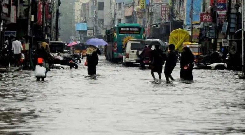 Heavy rain in Tamil Nadu; Flood alert for 5 districts