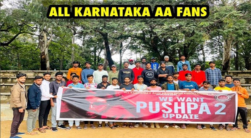 Pushpa 2: Allu Arjun fans come to road in Karnataka against Pushpa 2