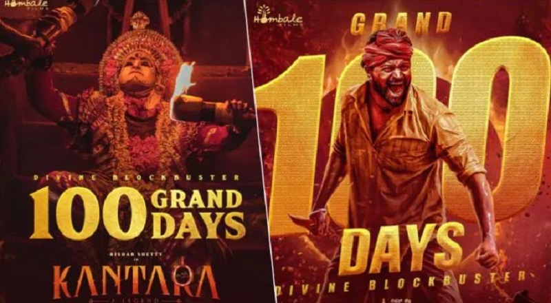 Kantara completes 100 days : Sensational Pan India blockbluster wondered movie world