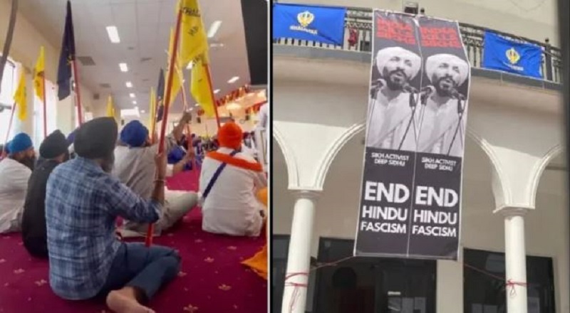 Sikh separatists attack a Hindu temple in Melbourne