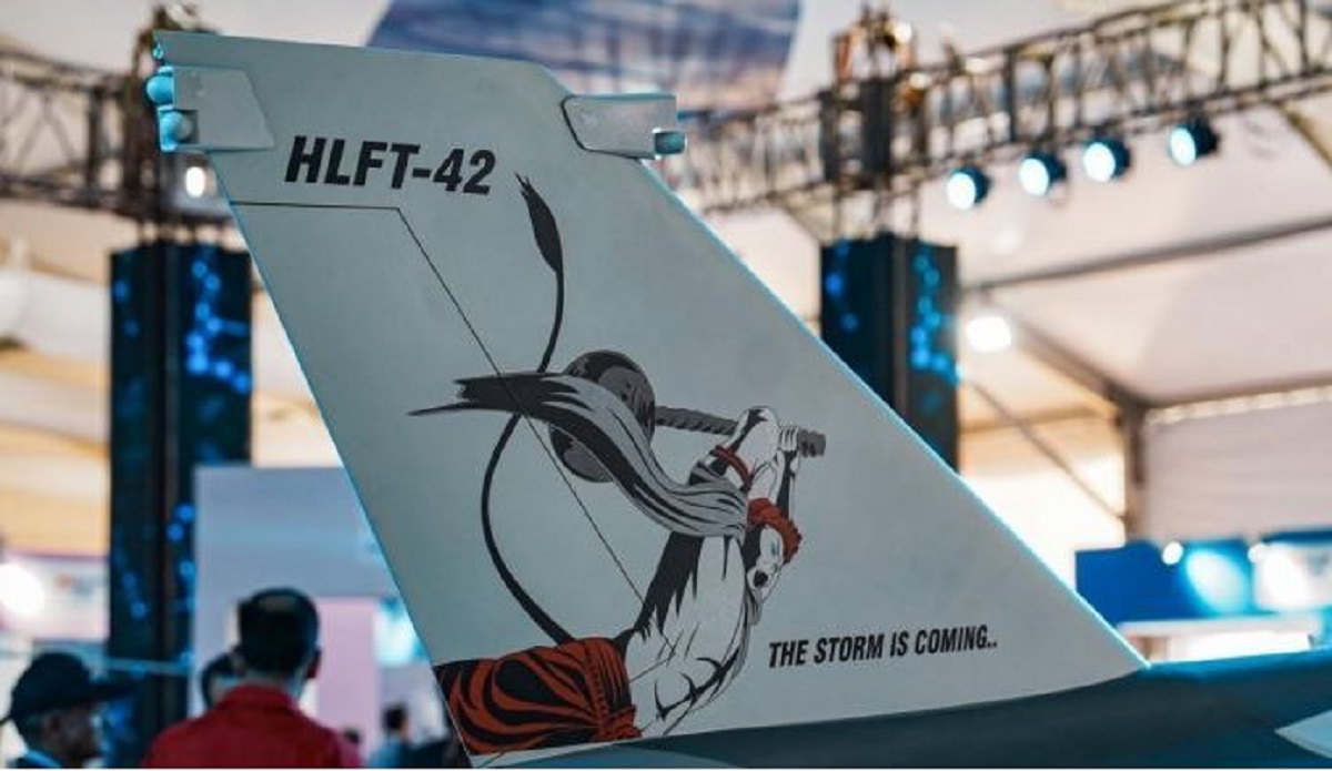Aero India 2023: HAL removes picture of Lord Hanuman from tail of HLFT-42 aircraft
