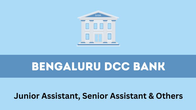 Bangalore DCC Bank Recruitment 2023: Apply Online