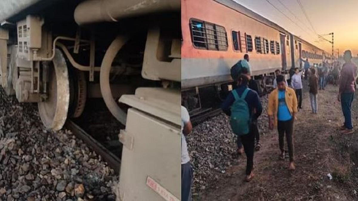 Godavari Express train derailed at Bibinagar: 6 coaches damaged