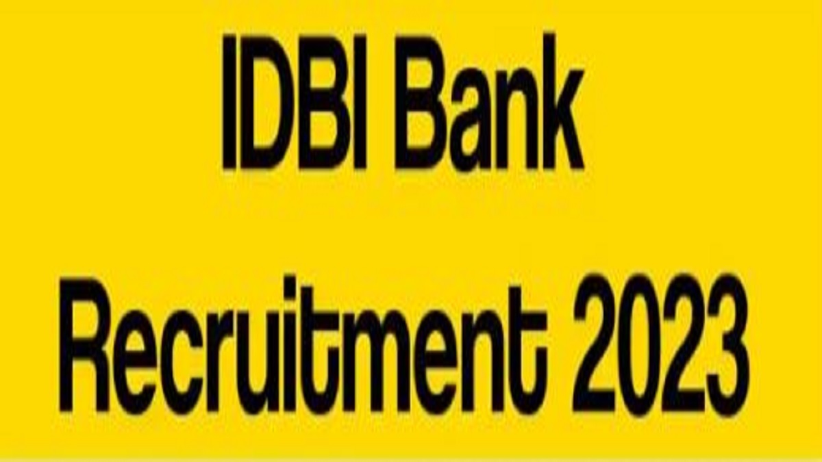 IDBI Bank Recruitment 2023: Apply Online
