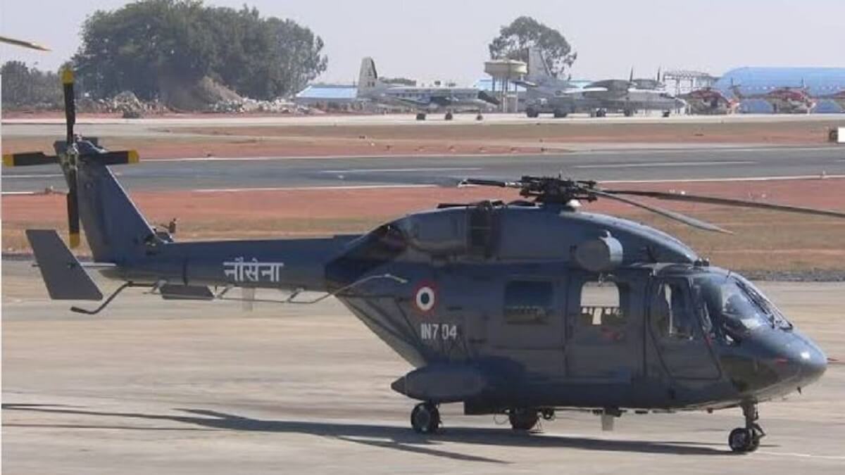 Indian Navy Helicopter ditched close to the coast, 3 crew rescued