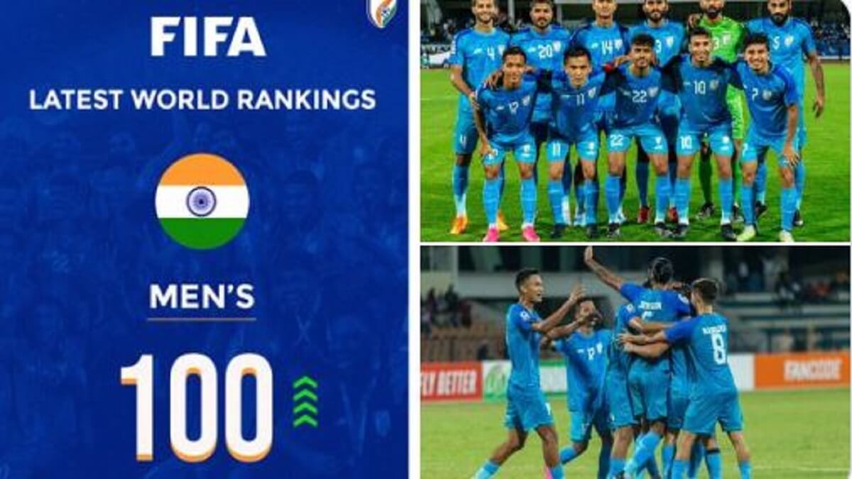 FIFA World Rankings: India Team back in top 100