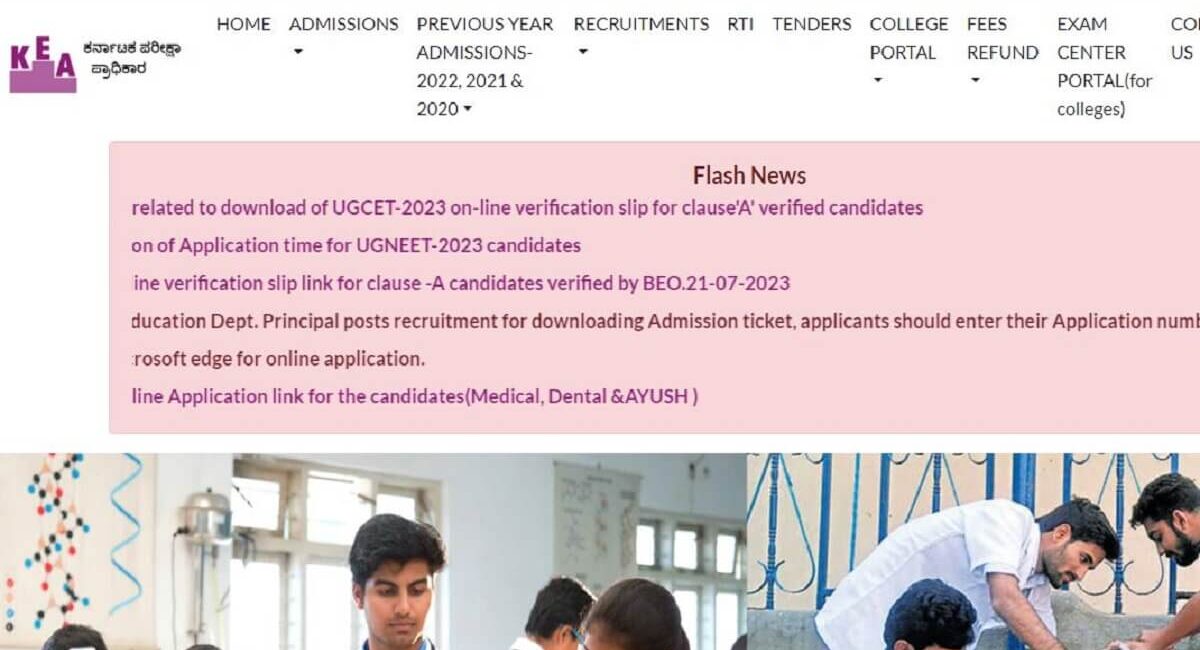 KCET Counselling 2023: option entry date, college selection details