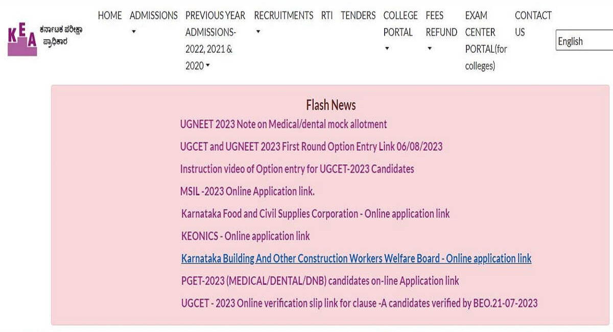 KCET 2023 2nd Round Counselling: Important information for student